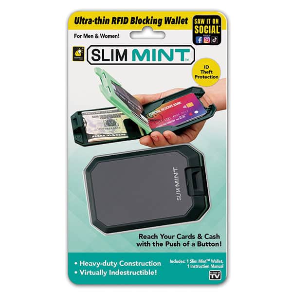Slim Mint Unisex RFID Blocking Wallet