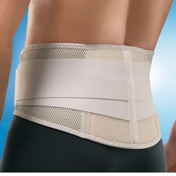 Wellco Adjustable Medical Breathable Back Braces For Lower Back Pain with 4  Stays, Anti-Skid Lumbar Support Belt, Medium BABMBPR - The Home Depot