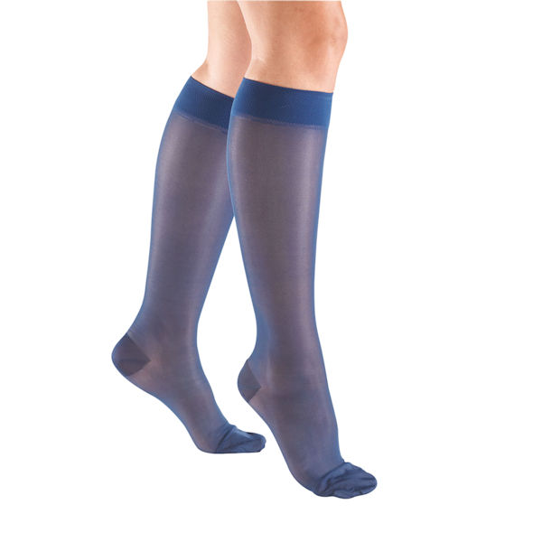 Sheer Knee-High Compression Socks