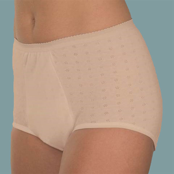 Wearever Washable Reusable Underwear Incontinence Panties Sz M Hi