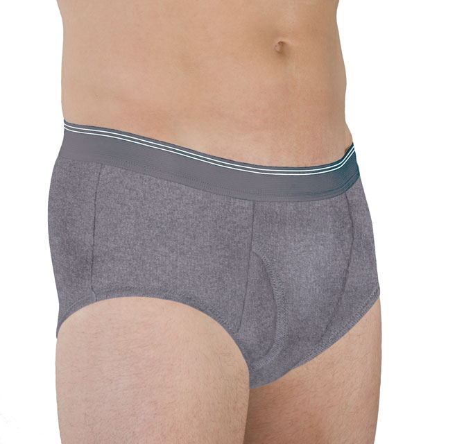  Mens Urinary Incontinence Underwear 3-Packs Mens  Incontinence Briefs Washable Reusable Incontinence Overnight Underwear