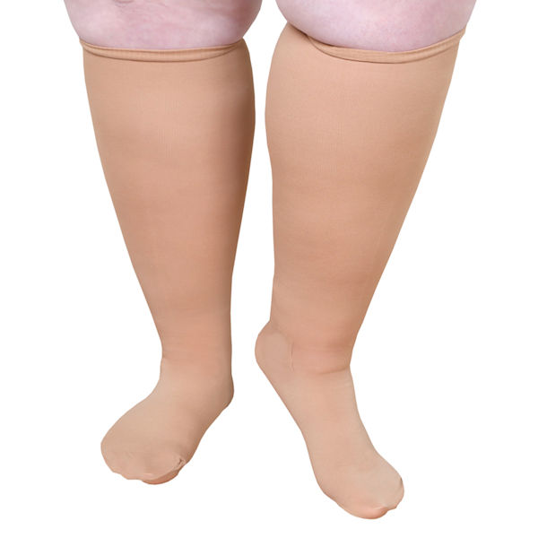Extra Wide Calf Compression Socks - Moderate Knee Highs