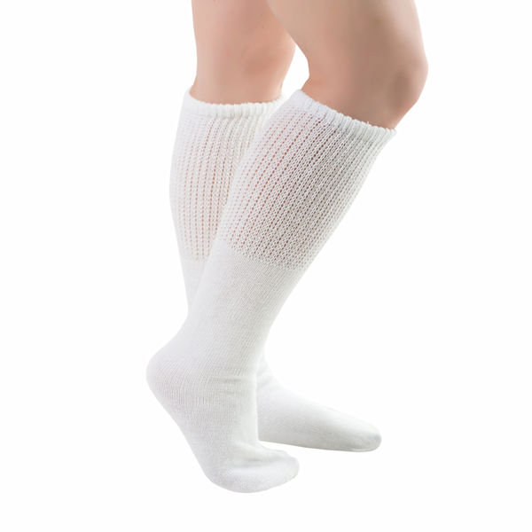 Swellsox 100% Cotton Unisex Wide Calf Knee High Socks - 3 Pack ...