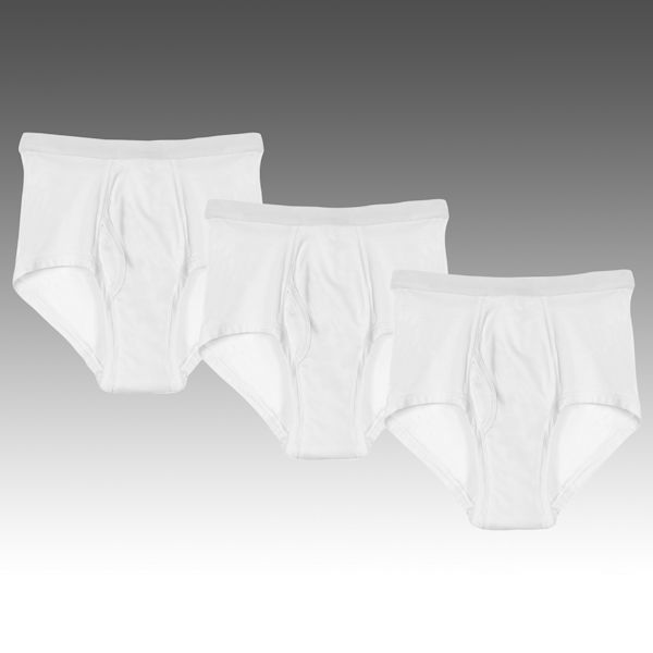 Wearever Reusable Mens Classic Incontinence Briefs XL White