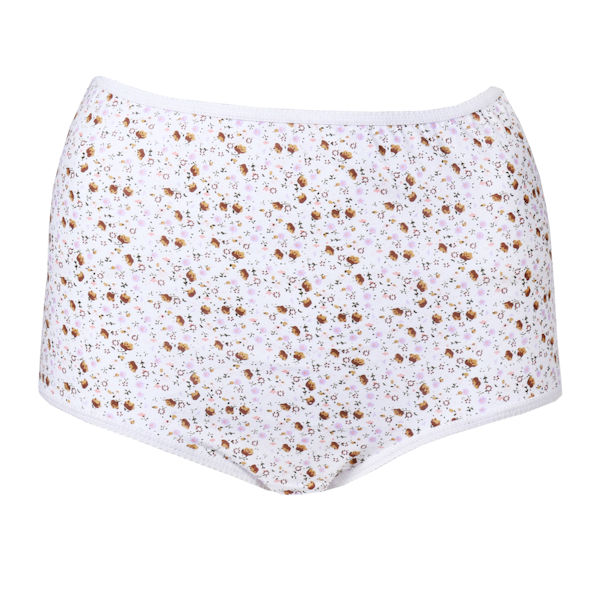 Girls 100% Cotton Assorted Printed Underwear Size 6 - at -   