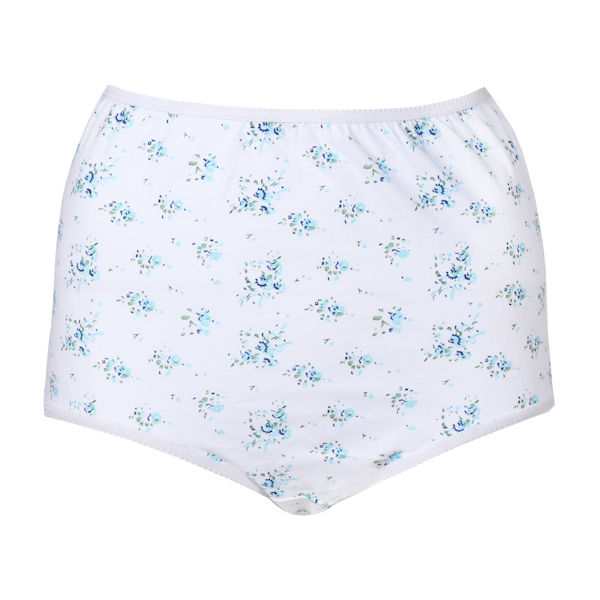 GOODLY Women's Disposable Panties Floral Print Underwear Cotton Wrapped  Travel Ladies Paper