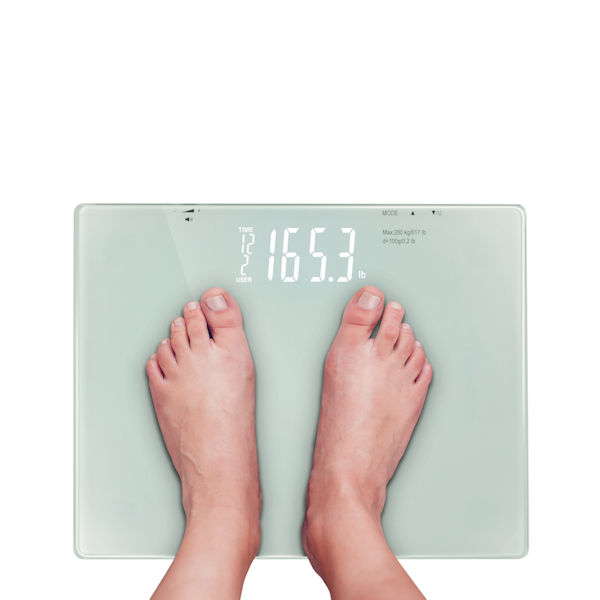 Extra Wide Talking Bathroom Scale