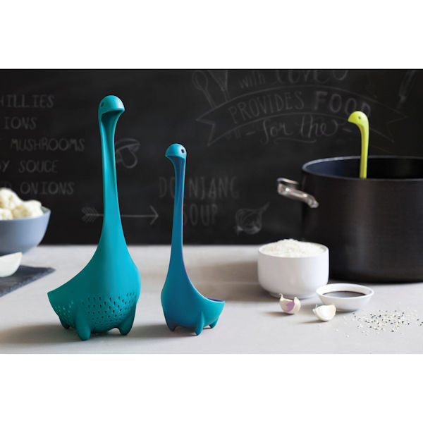 Mama Nessie The Loch Ness Monster Colander Ladle