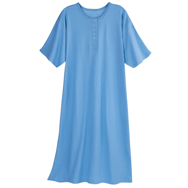 Classic Henley Nightshirt | Support Plus | LG2972