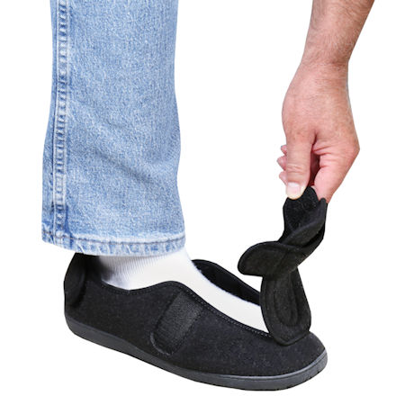 velcro slippers for swollen feet