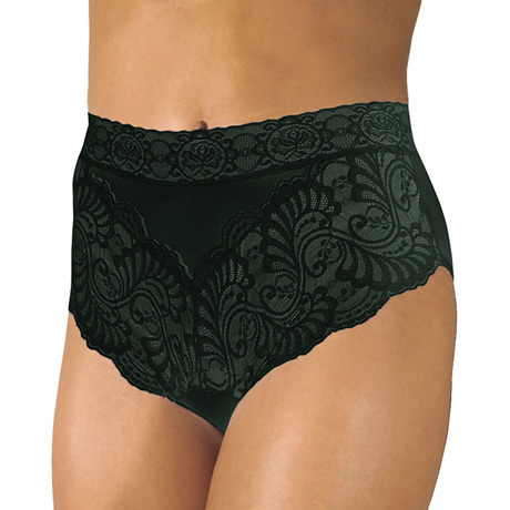 Women's White Lovely Lace Trim Incontinence Panties Small (3-Pack) :  : Health & Personal Care