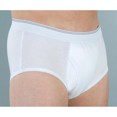 Washable Men's Incontinence Brief - Regular Absorbency - Cotton