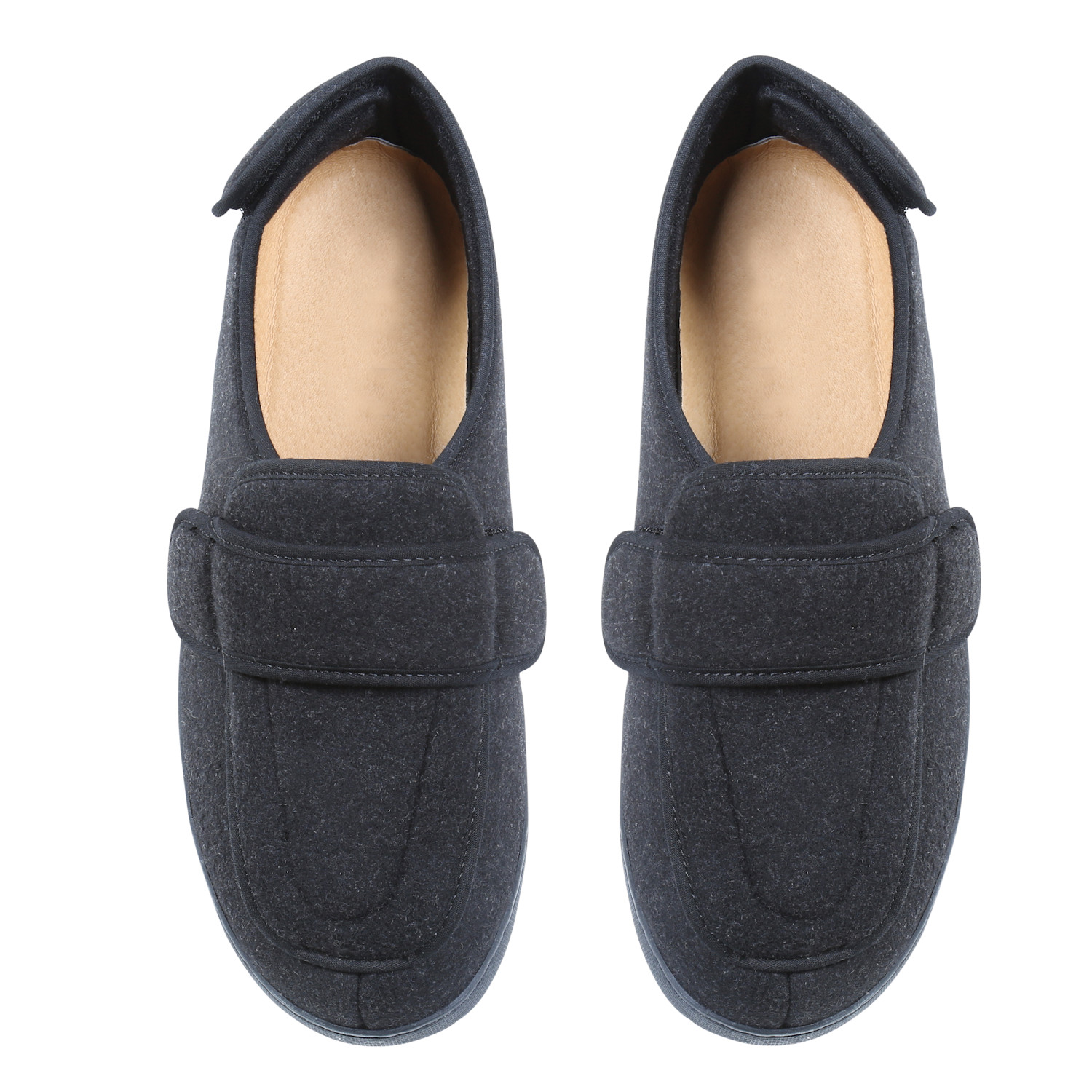 Foamtreads Men's Comfort Wool Swollen Feet Slippers | Support Plus