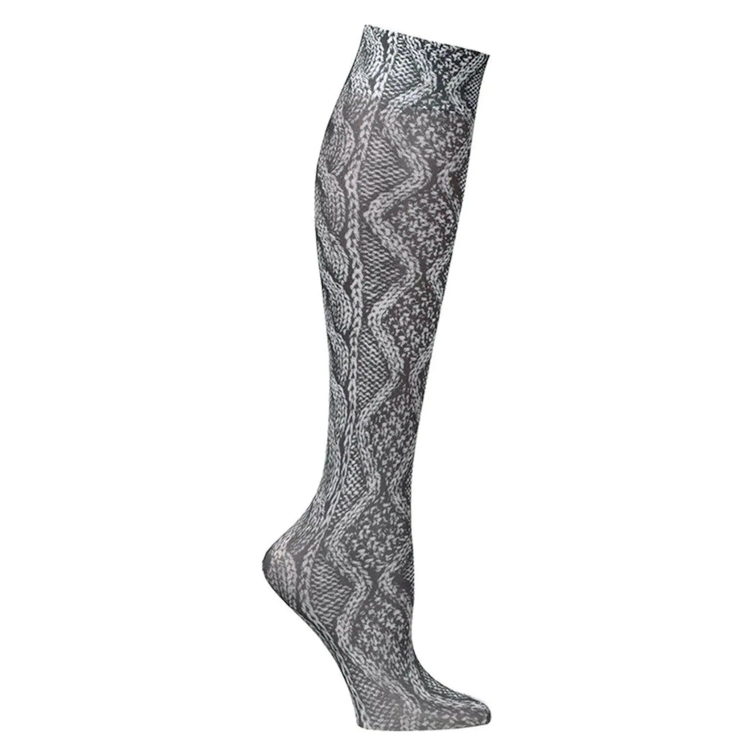 Celeste Stein Therapeutic Compression Socks, Black Vogue, 8-15 mmhg, .6  Ounce, 0.6 Ounce 
