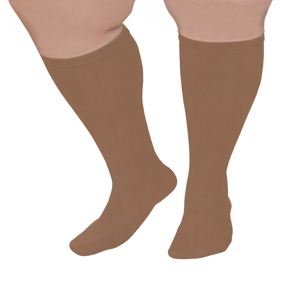 Extra Wide Moderate Compression Knee High Socks | eBay
