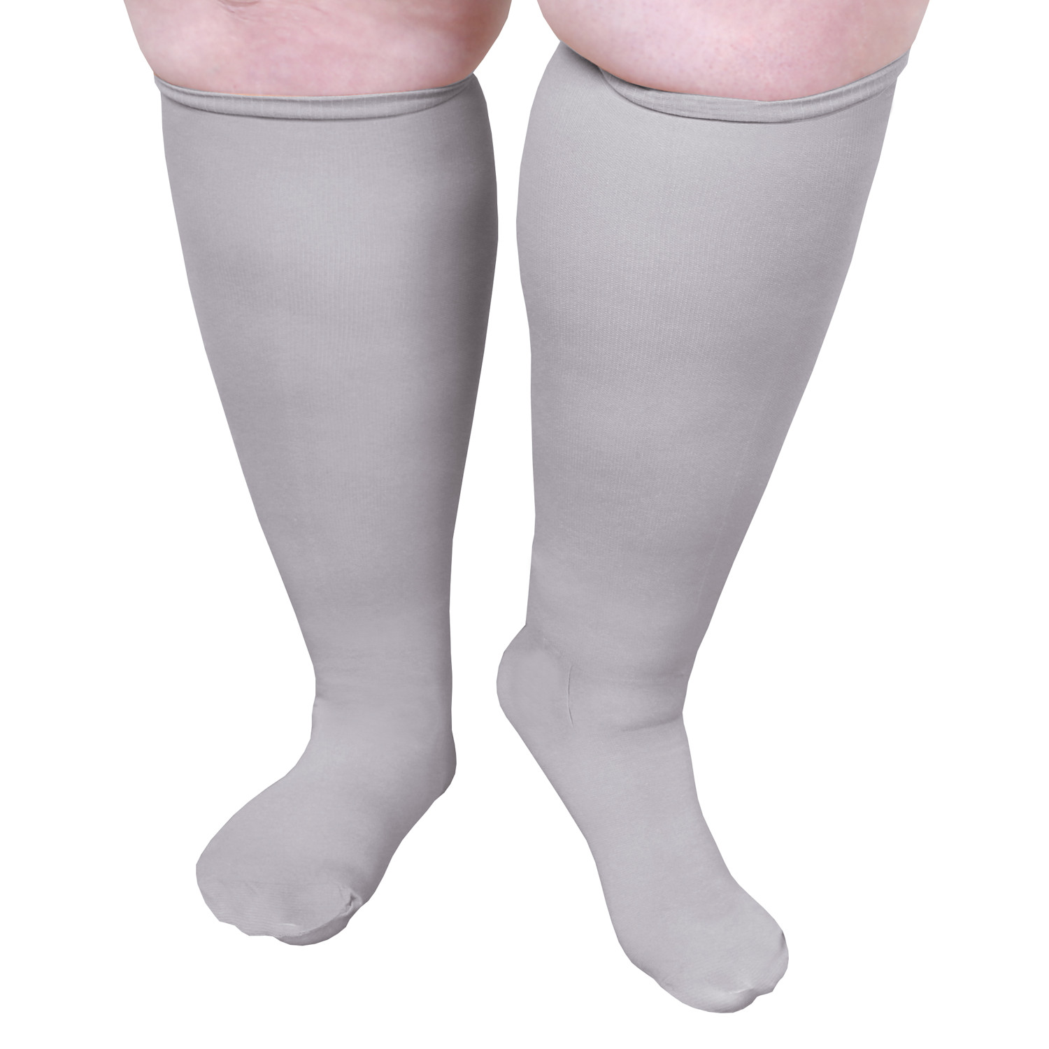 Extra Wide Calf Compression Socks Moderate Knee Highs Support Plus 