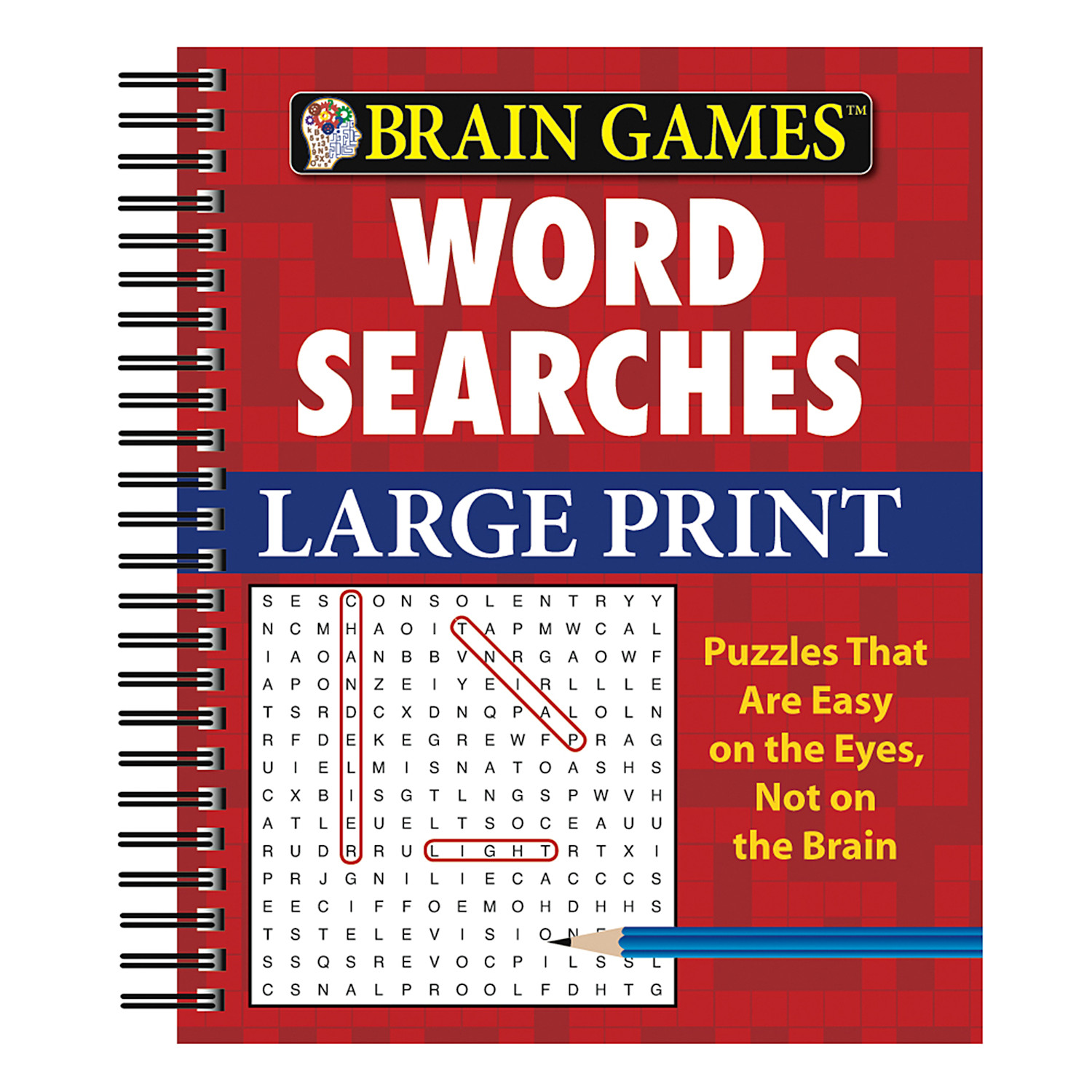 Brain Games Puzzle Books Word Search 9781450802284 Ebay