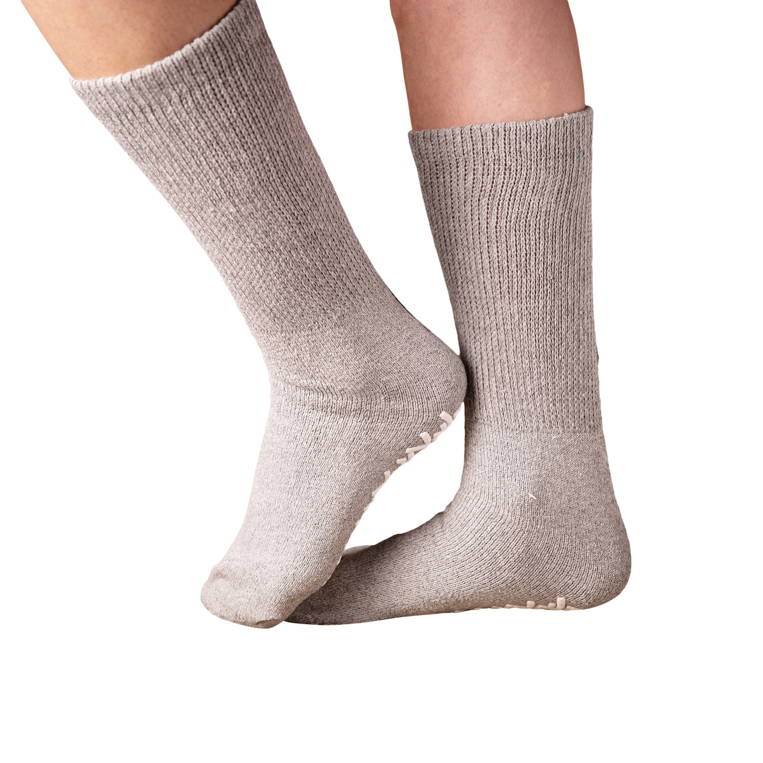 Unisex Diabetic Crew Length Non-Skid Socks | Support Plus